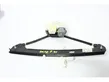 Rear door window regulator with motor