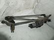 Front wiper linkage and motor