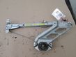 Rear door window regulator with motor