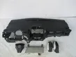 Airbag set with panel