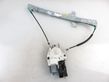 Front door window regulator with motor