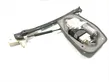 Rear door window regulator with motor