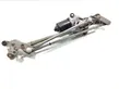 Front wiper linkage and motor