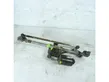 Front wiper linkage and motor