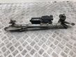 Front wiper linkage and motor