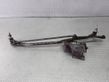 Front wiper linkage and motor