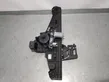 Rear door window regulator with motor