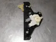 Rear door window regulator with motor