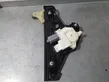 Rear door window regulator with motor