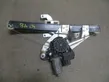 Rear door window regulator with motor