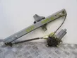 Rear door window regulator with motor