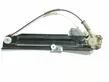 Rear door window regulator with motor