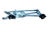 Front wiper linkage and motor