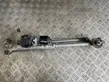 Front wiper linkage and motor