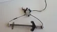 Rear door window regulator with motor