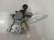 Rear door window regulator with motor