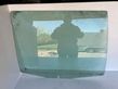 Rear door window glass