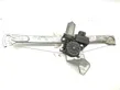 Rear door window regulator with motor