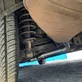 Rear shock absorber with coil spring