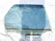 Rear door window glass