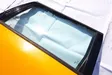 Rear door window glass