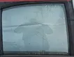 Rear door window glass