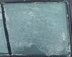 Rear door window glass