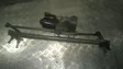 Front wiper linkage and motor