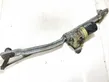 Front wiper linkage and motor