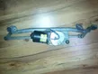 Front wiper linkage and motor