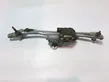 Front wiper linkage and motor