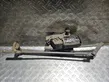 Front wiper linkage and motor