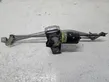 Front wiper linkage and motor