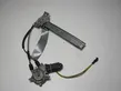 Rear door window regulator with motor