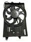 Radiator cooling fan shroud