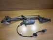 Front wiper linkage and motor