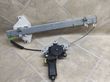 Rear door window regulator with motor