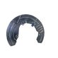 Front brake disc dust cover plate