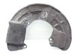 Front brake disc dust cover plate