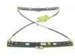 Rear door window regulator with motor