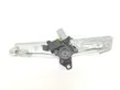 Rear door window regulator with motor