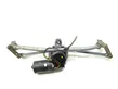 Front wiper linkage and motor