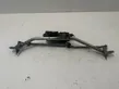 Front wiper linkage and motor