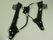 Rear door window regulator with motor