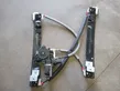 Rear door window regulator with motor