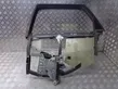 Rear door window regulator with motor