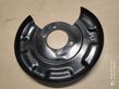 Rear brake disc plate dust cover