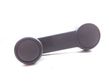 Front door window winding handle