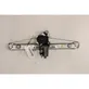 Rear door window regulator with motor