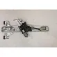 Rear door window regulator with motor